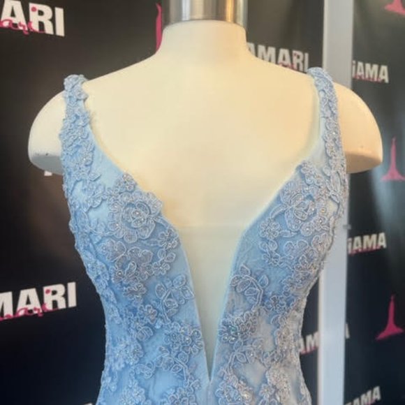 Colette Prom Dress 2002 Size 00 Powder Blue NWT - Picture 3 of 4